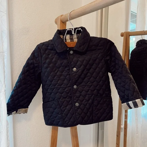Burberry quilted cheap jacket kids
